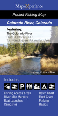 Buy map Colorado River, Colorado Fishing Map