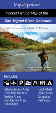 Buy map San Miguel River, Colorado Fishing Map