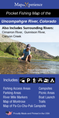 Buy map Uncompahgre River, Colorado Fishing Map