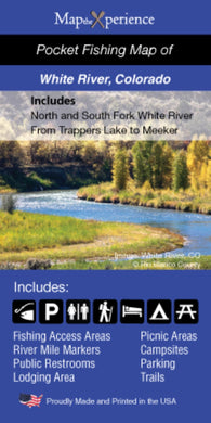Buy map White River, Colorado Fishing Map
