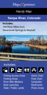 Buy map Yampa River, Colorado Fishing Map