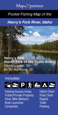 Buy map Henry’s Fork River, Idaho Fishing Map