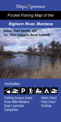 Buy map Bighorn River, Montana Fishing Map