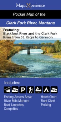 Buy map Clark Fork River/Blackfoot River/Rock Creek, Montana Fishing Map