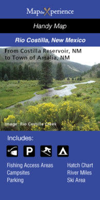 Buy map Rio Costilla, New Mexico Fishing Map