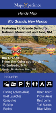Buy map Rio Grande River, New Mexico Fishing Map