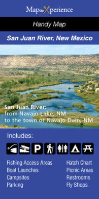 Buy map San Juan River, New Mexico Fishing Map