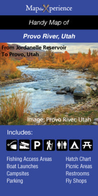 Buy map Provo River, Utah Fishing Map