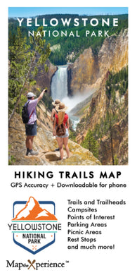Buy map Yellowstone National Park Hiking Trails