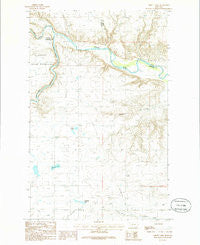 Abbott Lake Montana Historical topographic map, 1:24000 scale, 7.5 X 7.5 Minute, Year 1985
