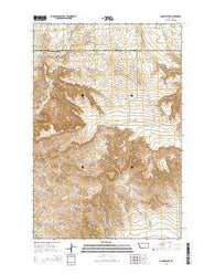 Acorn Flats Montana Current topographic map, 1:24000 scale, 7.5 X 7.5 Minute, Year 2014