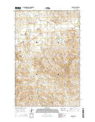 Ada Creek Montana Current topographic map, 1:24000 scale, 7.5 X 7.5 Minute, Year 2014