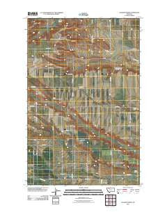 Agawam North Montana Historical topographic map, 1:24000 scale, 7.5 X 7.5 Minute, Year 2011