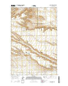 Agawam North Montana Current topographic map, 1:24000 scale, 7.5 X 7.5 Minute, Year 2014
