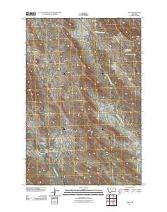 Ahles Montana Historical topographic map, 1:24000 scale, 7.5 X 7.5 Minute, Year 2011