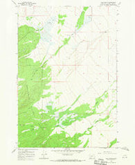 Ajax Ranch Montana Historical topographic map, 1:24000 scale, 7.5 X 7.5 Minute, Year 1966
