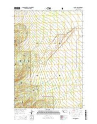 Ajax Ranch Montana Current topographic map, 1:24000 scale, 7.5 X 7.5 Minute, Year 2014