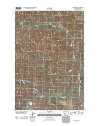 Akers Ranch Montana Historical topographic map, 1:24000 scale, 7.5 X 7.5 Minute, Year 2011