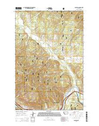 Alberton Montana Current topographic map, 1:24000 scale, 7.5 X 7.5 Minute, Year 2014
