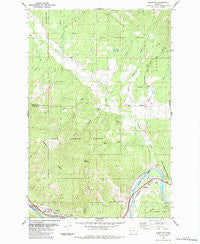 Alberton Montana Historical topographic map, 1:24000 scale, 7.5 X 7.5 Minute, Year 1984