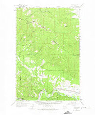 Alberton Montana Historical topographic map, 1:62500 scale, 15 X 15 Minute, Year 1959