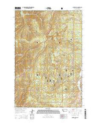 Alder Gulch Montana Current topographic map, 1:24000 scale, 7.5 X 7.5 Minute, Year 2014
