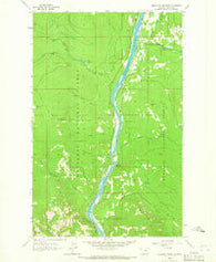 Alexander Mountain Montana Historical topographic map, 1:24000 scale, 7.5 X 7.5 Minute, Year 1963