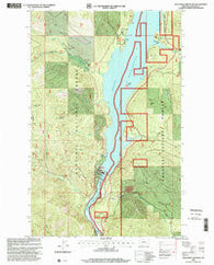 Alexander Mountain Montana Historical topographic map, 1:24000 scale, 7.5 X 7.5 Minute, Year 1997