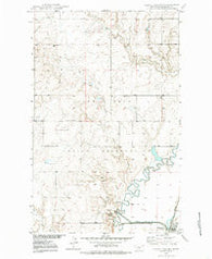Alkali Coulee Montana Historical topographic map, 1:24000 scale, 7.5 X 7.5 Minute, Year 1948