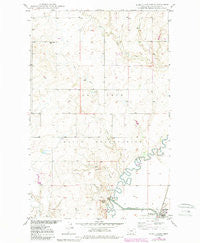 Alkali Coulee Montana Historical topographic map, 1:24000 scale, 7.5 X 7.5 Minute, Year 1948
