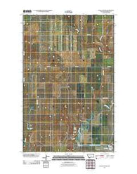 Alkali Coulee Montana Historical topographic map, 1:24000 scale, 7.5 X 7.5 Minute, Year 2011