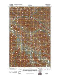 Allard Montana Historical topographic map, 1:24000 scale, 7.5 X 7.5 Minute, Year 2011