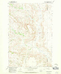 Allard Ranch Montana Historical topographic map, 1:24000 scale, 7.5 X 7.5 Minute, Year 1966