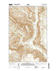 Allard Ranch Montana Current topographic map, 1:24000 scale, 7.5 X 7.5 Minute, Year 2014