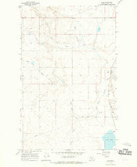Aloe Montana Historical topographic map, 1:24000 scale, 7.5 X 7.5 Minute, Year 1966