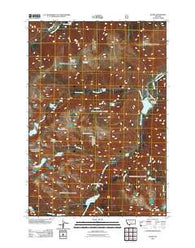 Alpine Montana Historical topographic map, 1:24000 scale, 7.5 X 7.5 Minute, Year 2011