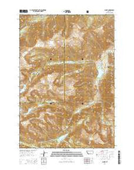 Alpine Montana Current topographic map, 1:24000 scale, 7.5 X 7.5 Minute, Year 2014