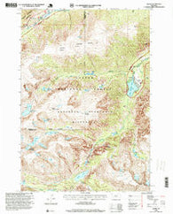 Alpine Montana Historical topographic map, 1:24000 scale, 7.5 X 7.5 Minute, Year 1996