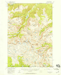 Alpine Montana Historical topographic map, 1:62500 scale, 15 X 15 Minute, Year 1956