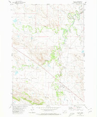 Alzada Montana Historical topographic map, 1:24000 scale, 7.5 X 7.5 Minute, Year 1980