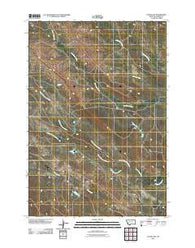 Alzada NW Montana Historical topographic map, 1:24000 scale, 7.5 X 7.5 Minute, Year 2011