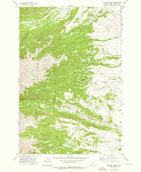 Amelong Creek Montana Historical topographic map, 1:24000 scale, 7.5 X 7.5 Minute, Year 1972