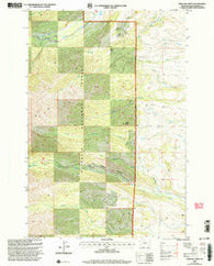 Amelong Creek Montana Historical topographic map, 1:24000 scale, 7.5 X 7.5 Minute, Year 2000