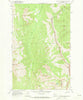Amphitheatre Mountain Montana Historical topographic map, 1:24000 scale, 7.5 X 7.5 Minute, Year 1970