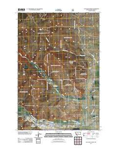 Anaconda North Montana Historical topographic map, 1:24000 scale, 7.5 X 7.5 Minute, Year 2011