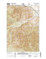 Anaconda South Montana Current topographic map, 1:24000 scale, 7.5 X 7.5 Minute, Year 2014