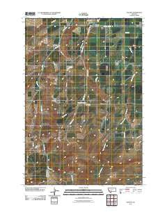 Anceney Montana Historical topographic map, 1:24000 scale, 7.5 X 7.5 Minute, Year 2011