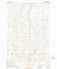 Anceney Montana Historical topographic map, 1:24000 scale, 7.5 X 7.5 Minute, Year 1988