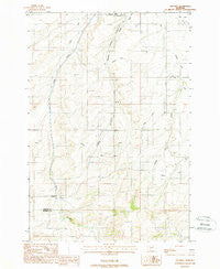 Anceney Montana Historical topographic map, 1:24000 scale, 7.5 X 7.5 Minute, Year 1988