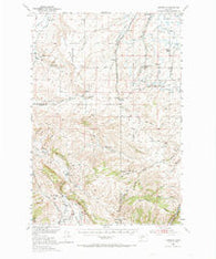 Anceney Montana Historical topographic map, 1:62500 scale, 15 X 15 Minute, Year 1949